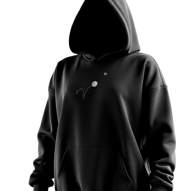 Hoodie - Bouncing Basketball